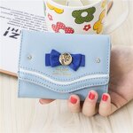 PU Wallet Manufacturer - OEM/ODM Fashion Cute Bow Coin Purse Sailor