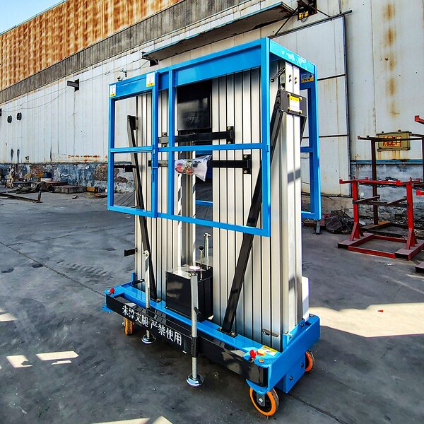 Single Double Mast Lift Factory - Aluminum Alloy Platform Hydraulic Electric Manlift