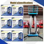 Aerial Aluminum Lifters Platform Factory - Industrial Hydraulic Lifter Portable Duty