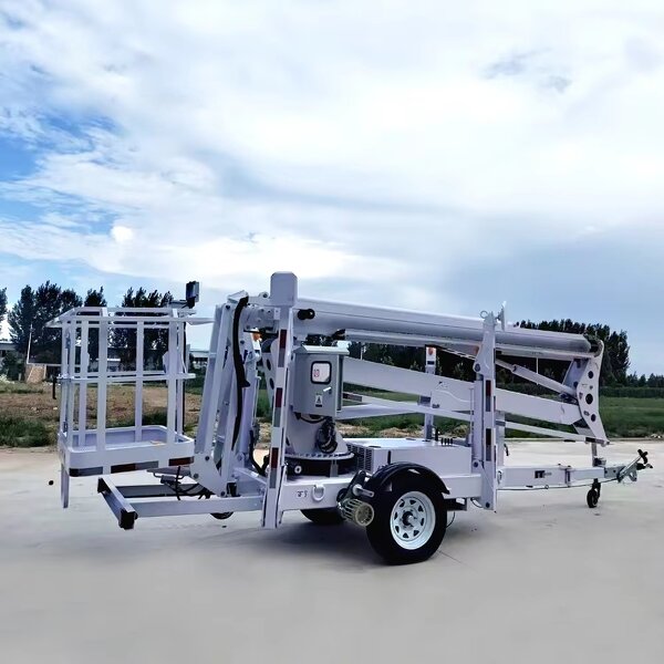 Towable Spider Boom Lift Supplier - Aerial Work Telescoping Articulated Tracked