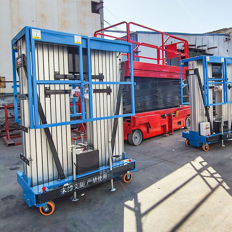 Double-column Aerial Platform Supplier - 12-meter Small Electric Hydraulic Climbing