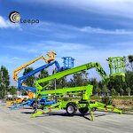 Towable Boom Man Lift Manufacturer - Small Portable Telescoping Cherry Picker
