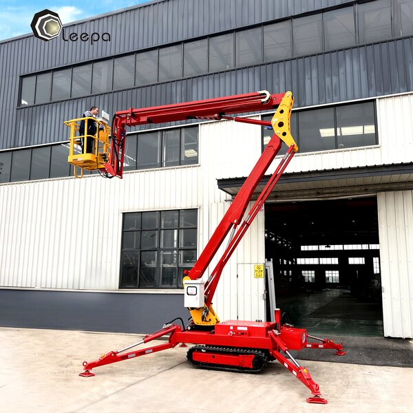 Crawler Cherry Picker Supplier - Tracked Off Road Spider Lift Table Telescopic