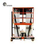 Dual Mast Aluminum Lifter Factory - Electric Machine Mini Hydraulic Lift Platform