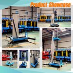 Aluminum Single Mast Lift Factory - 4M-10M Vertical Self Propelled Mast Lift
