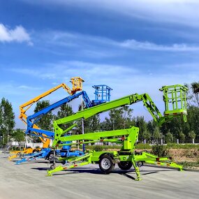 Hydraulic Man Lift Factory - 10m-20m Towable Spider Boom Aerial Work
