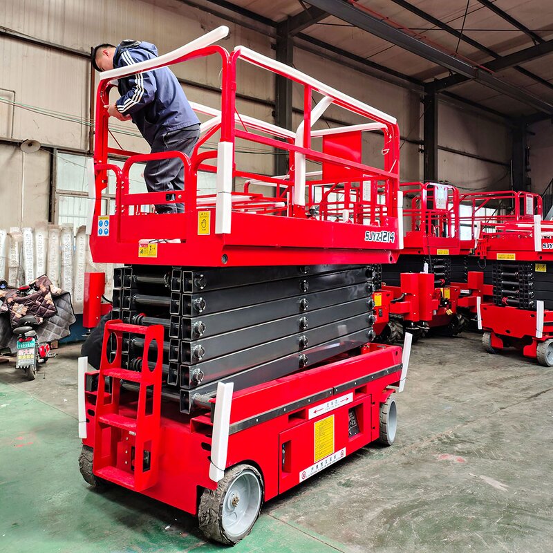 Self Propelled Scissor Lift Manufacturer - 6m 10m Movable Hydraulic Electric Man