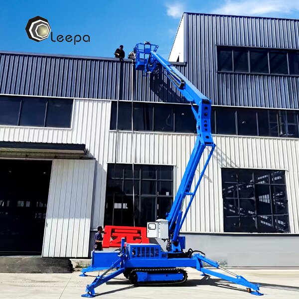 Crawler Cherry Picker Factory - Off Road Tracked Boom Spider Telescopic Manlift