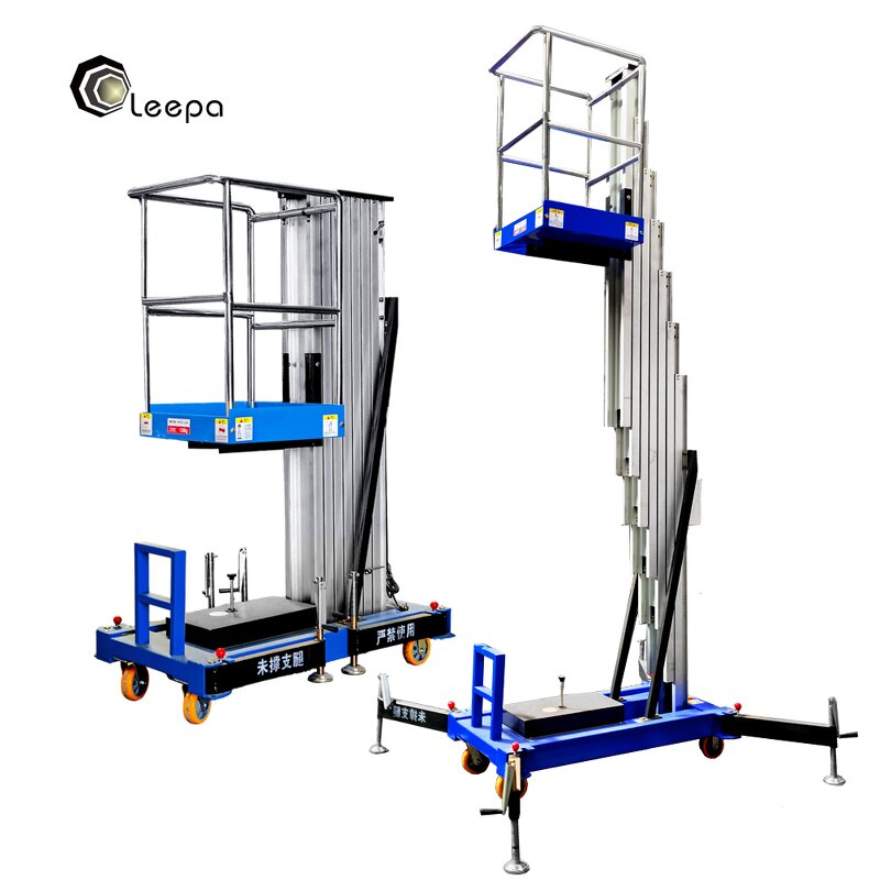 Electric Single Mast Platform Supplier - Hydraulic Aluminum Alloy Aerial Work