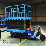 Electric Three Wheel Scissor Lift