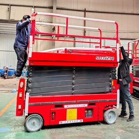 Electric Scaffold Lift Manufacturer - Self Hydraulic Battery Scissor Lifting