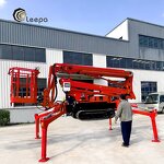 Crawler Cherry Picker Factory - Tracked Off Road Boom Spider Manlift Articulated