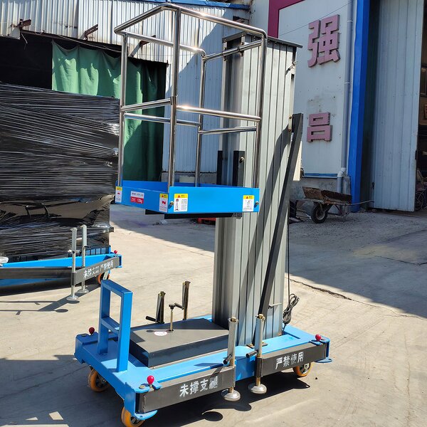 Electric Ladder Mast Lift Supplier - 4-10m Portable Hydraulic Aluminum Alloy