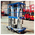 Dual Mast Aluminum Lifter Supplier - 10m-14m Electric Scaffolding Mini Hydraulic