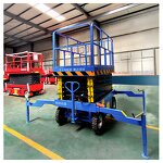 Trail-Type Scissor Lift Manufacturer - 4-18m 500kg Small Folding Mobile
