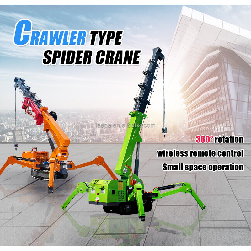 Spider Crane Manufacturer - 10 Ton Full-hydraulic Transmission Cheap Price