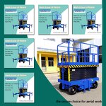 Electric Scissor Lift Factory - 700-4000kg 6-16m for Aerial Work