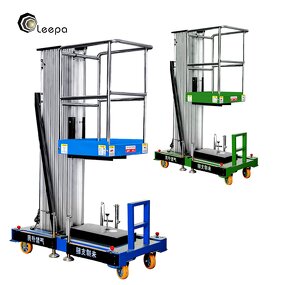 Aluminum Mast Lift Supplier - 4m 6m 8m Electric Hydraulic Telescopic for Sale