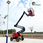 Telescopic Boom Lifts Factory - Aerial Work Vehicle Street Lamp Installation