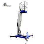 Hydraulic Electric Mast Lift Manufacturer - 10m 150kg Single Mast Aluminum Alloy