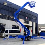 Cherry Picker Articulated Lift Supplier - Skylift Tracked Towable Spider Boom