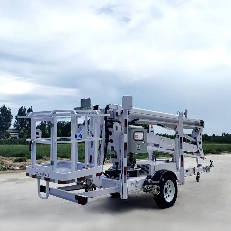 Telescoping Spider Boom Lift Manufacturer - Towable Aerial Work 10m-20m Hydraulic