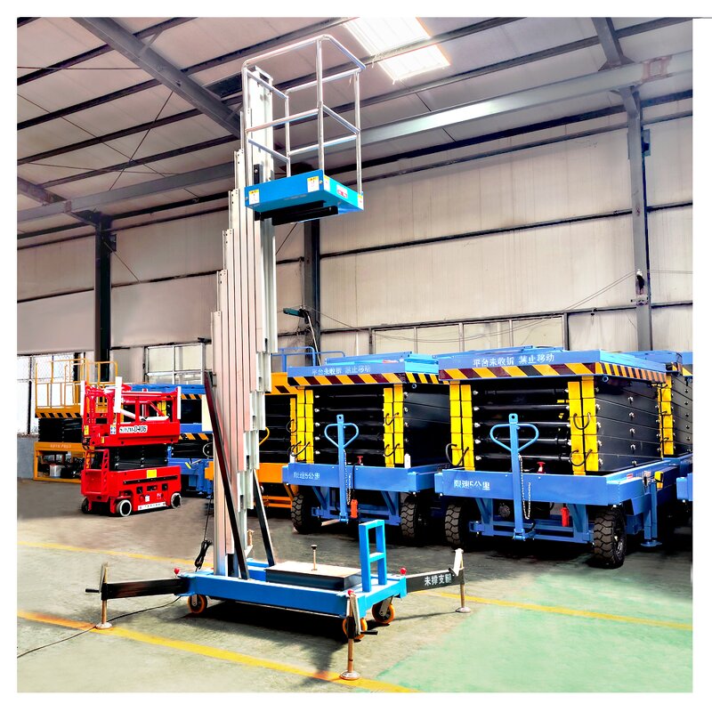Electric Single Mast Lifting Platform Manufacturer - 4M-10M Aluminum Alloy for Home Use