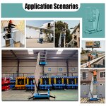 Electric Single Mast Lifting Platform Manufacturer - 4M-10M Aluminum Alloy for Home Use