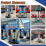 Vertical Mast Lifts Supplier - Wholesale 4-14M Double Mast Aluminum Alloy