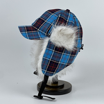 Baseball Cap Manufacturer - OEM/ODM Blue Plaid Cold-proof Warm Skiing