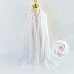 Hijab Scarf Manufacturer - Wholesale Ethnic Plain Chiffon Touch Keffiyeh