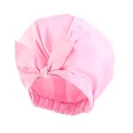 Shower Cap Manufacturer - Wholesale Fashion Waterproof Solid Color Satin