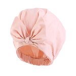 Shower Cap Manufacturer - Wholesale Fashion Waterproof Solid Color Satin