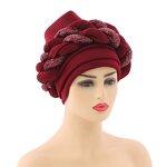 Hijab Manufacturer - OEM/ODM Muslim Braid Beanie Caps African Turbans