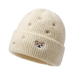 Knitted Hat Manufacturer - OEM Custom Bear Embroidered for Children Candy