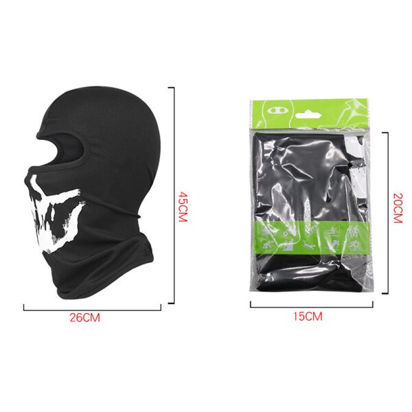 Balaclava Manufacturer - OEM Customizable logo Skull Cycling Face