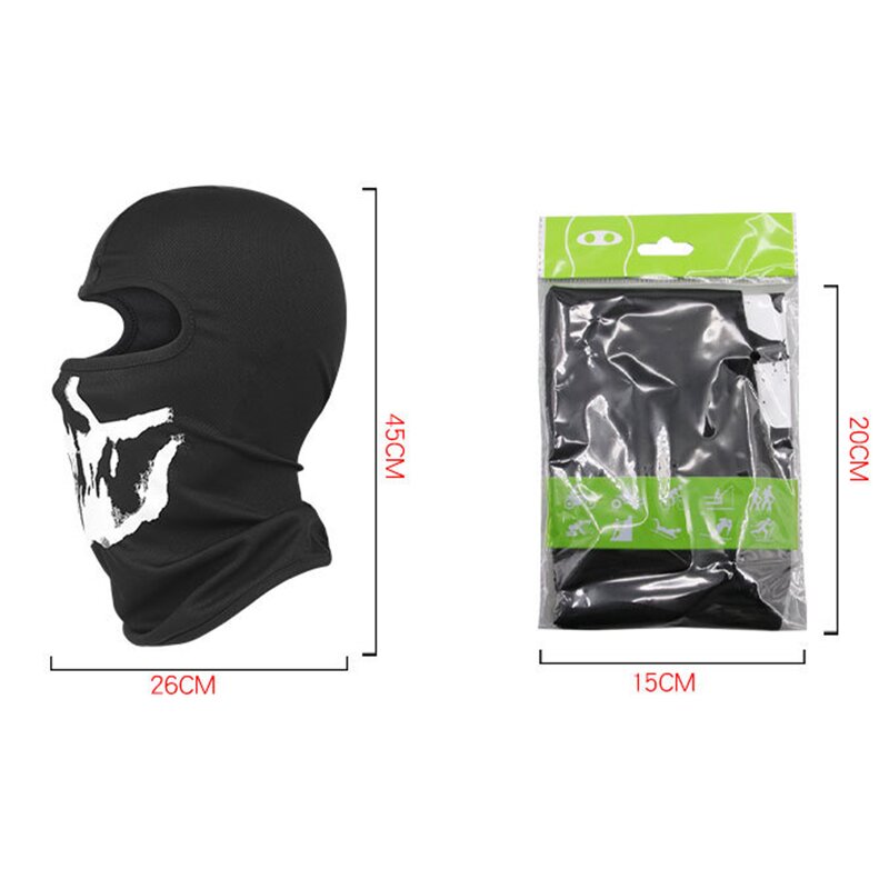 Balaclava Manufacturer - OEM Customizable logo Skull Cycling Face