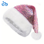 Santa Hats Manufacturer - OEM/ODM New Thick Christmas Decorations with Glitter