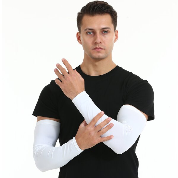 Armguard Sleeves Manufacturer - OEM/ODM R High Quality Solid Color Ice Silk