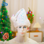 Santa Hats Manufacturer - OEM/ODM New Thick Christmas Decorations with Glitter