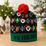Christmas Hats Manufacturer - OEM/ODM With LEDs Lights Knit Tree Santa