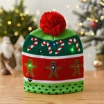 Christmas Hats Manufacturer - OEM/ODM With LEDs Lights Knit Tree Santa