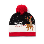 Knitted Hat Manufacturer - OEM/ODM Red Festive Christmas Tree Santa Claus