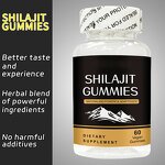 Shilajit Gummies Manufacturer - OEM/ODM Adult in Bottle Pack Not for Pregnant