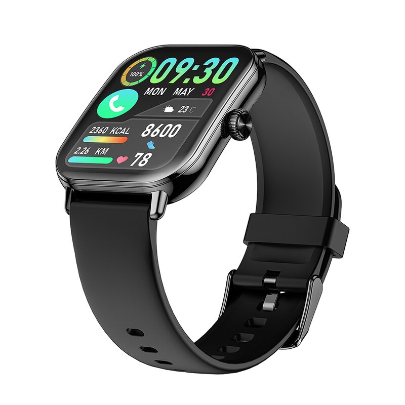 Smart Watch Supplier - 1.96 Inch AMOLED IP68 Waterproof Square Heart Rate