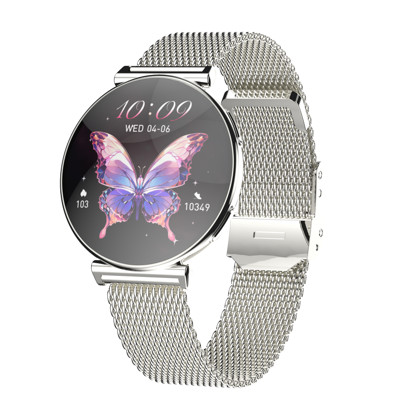 Ultra-thin Women Smartwatch Supplier - 1.27 inch AMOLED Heart Rate Luxurious