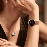 Stainless Steel Smart Watch Manufacturer - for Women BT Call OEM ODM Custom