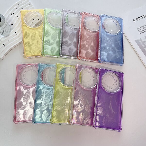 Phone Case Manufacturer - OEM Customized Feather Laser Silver Effect