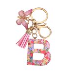 Keychain Manufacturer - OEM/ODM New Creative Resin Letter Fashion Glitter