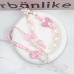 Phone Lanyard Manufacturer - OEM/ODM New Bow Pearl Bracelet Hand Woven